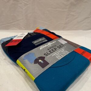 Eddie Bauer Kid’s Teal and Navy Short Sleeve Tee Set